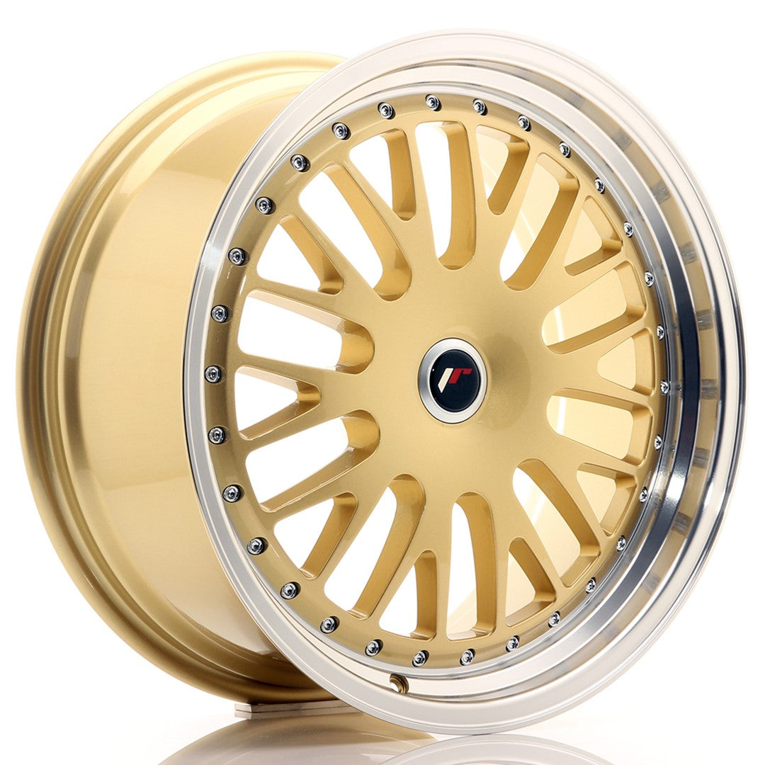 JR Wheels JR101985XX2074GD JR Wheels JR10 19x8,5 ET20-35 BLANK Gold w/ Machined Lip