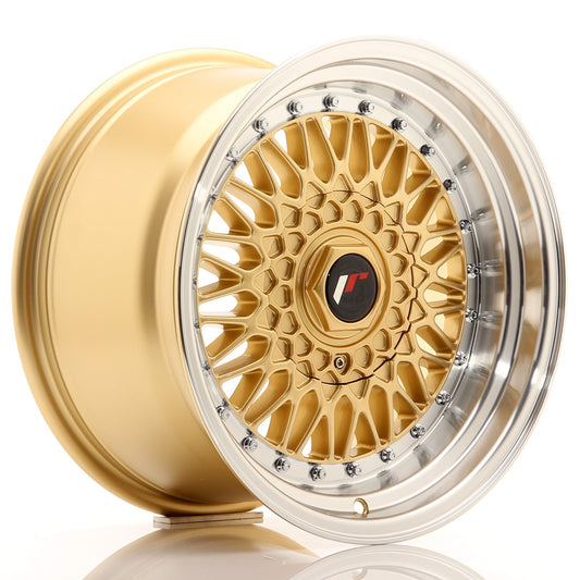 JR Wheels JR91690XX2074GD JR Wheels JR9 16x9 ET20 BLANK Gold w/ Machined Lip