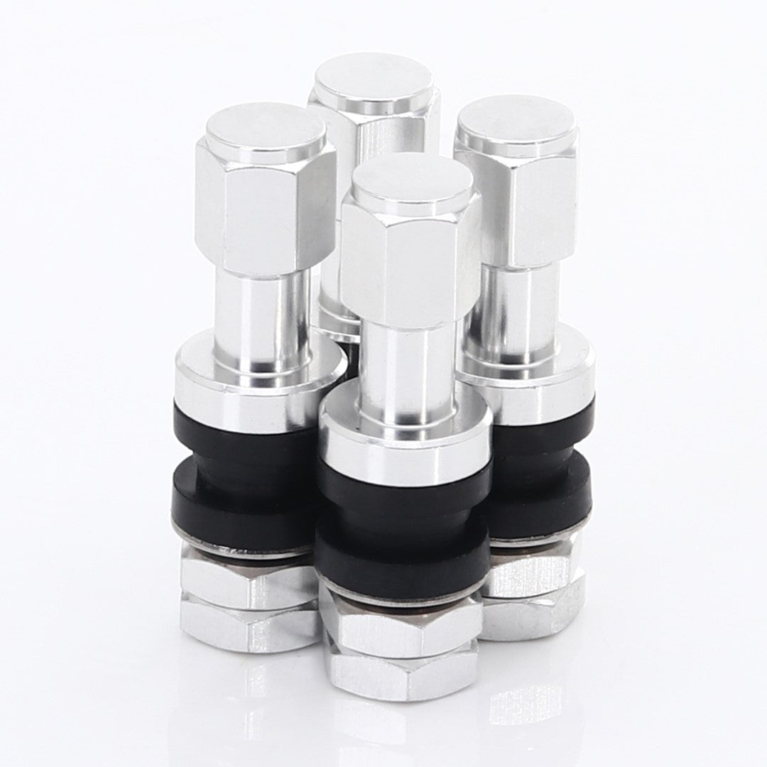 JR Wheels JRAV2-S Set of Aluminum air valves JR v2 - SILVER