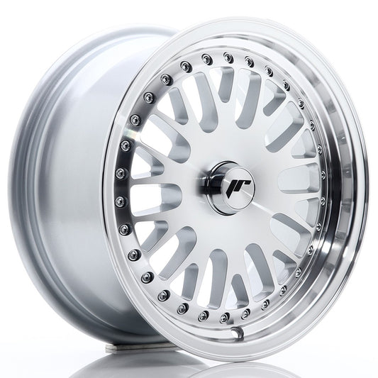 JR Wheels JR101570XX3074S JR Wheels JR10 15x7 ET30 BLANK Silver Machined Face
