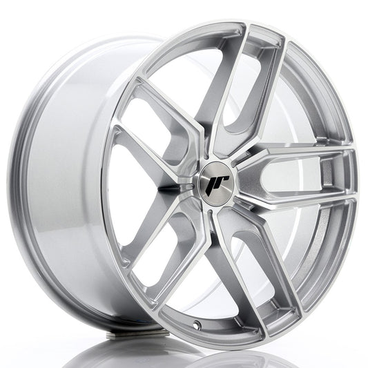 JR Wheels JR2518955X2074SM JR Wheels JR25 18x9,5 ET20-40 5H BLANK Silver Machined Face