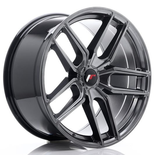 JR Wheels JR2520105X2074HB JR Wheels JR25 20x10 ET20-40 5H BLANK Hyper Black