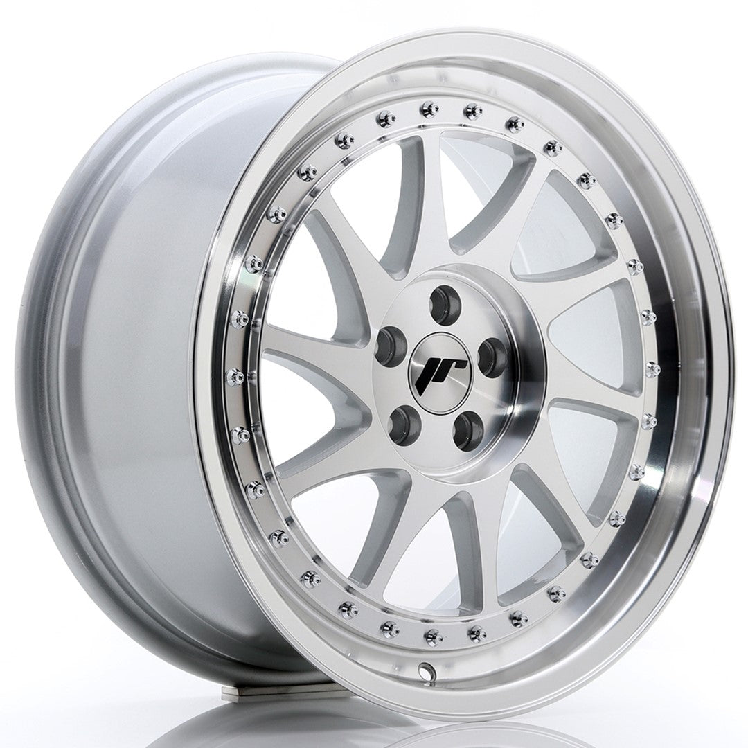JR Wheels JR2618855K3557SM JR Wheels JR26 18x8,5 ET35 5x100 Silver Machined Face