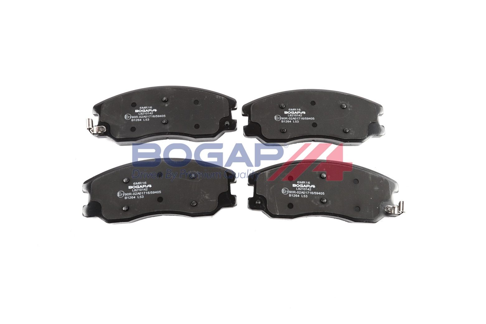 BOGAP L8210142 Brake Pad Set, Disc Brake | ML Performance Car Parts