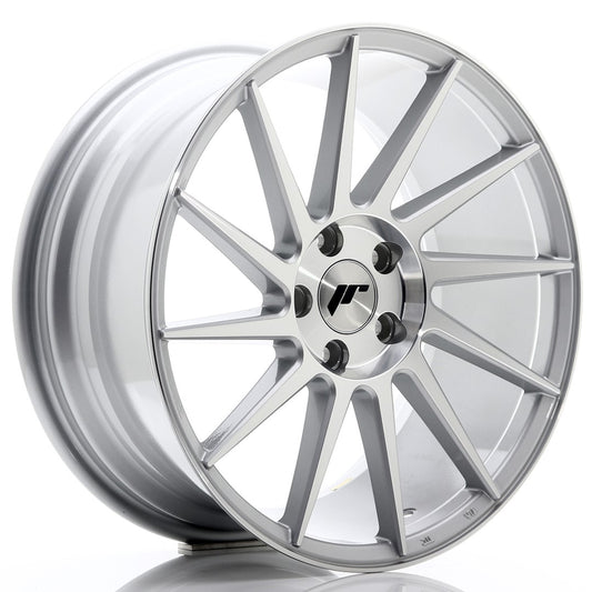 JR Wheels JR2218855L4066SM JR Wheels JR22 18x8,5 ET40 5x112 Silver Machined Face