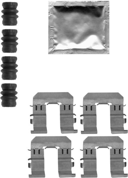 TEXTAR 82518100 Brake Pad Fitting Kit
