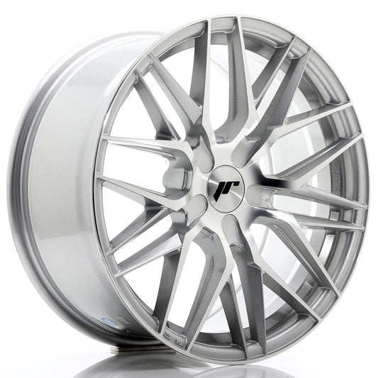 JR Wheels JR2818855X2074SM JR Wheels JR28 18x8,5 ET20-40 5H BLANK Silver Machined Face