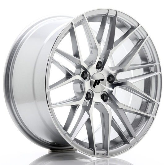 JR Wheels JR2818955L4066SM JR Wheels JR28 18x9,5 ET40 5x112 Silver Machined Face