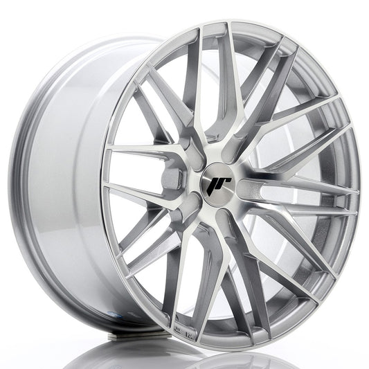 JR Wheels JR2818955X2074SM JR Wheels JR28 18x9,5 ET20-40 5H BLANK Silver Machined Face