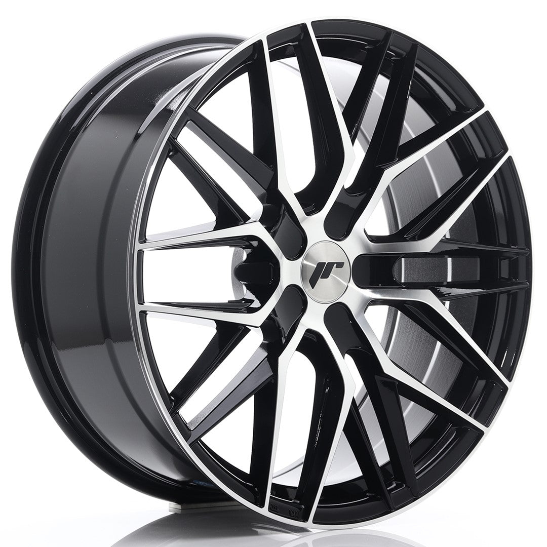 JR Wheels JR2820855X2074GBM JR Wheels JR28 20x8,5 ET20-40 5H BLANK Gloss Black Machined Face