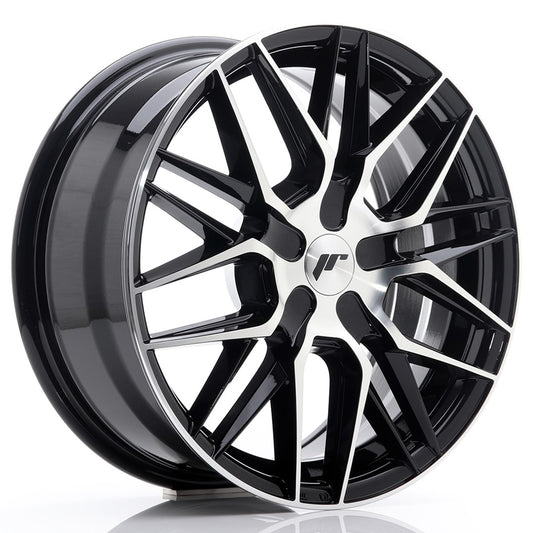 JR Wheels JR281780XX2574GBM JR Wheels JR28 17x8 ET25-40 BLANK Gloss Black Machined Face