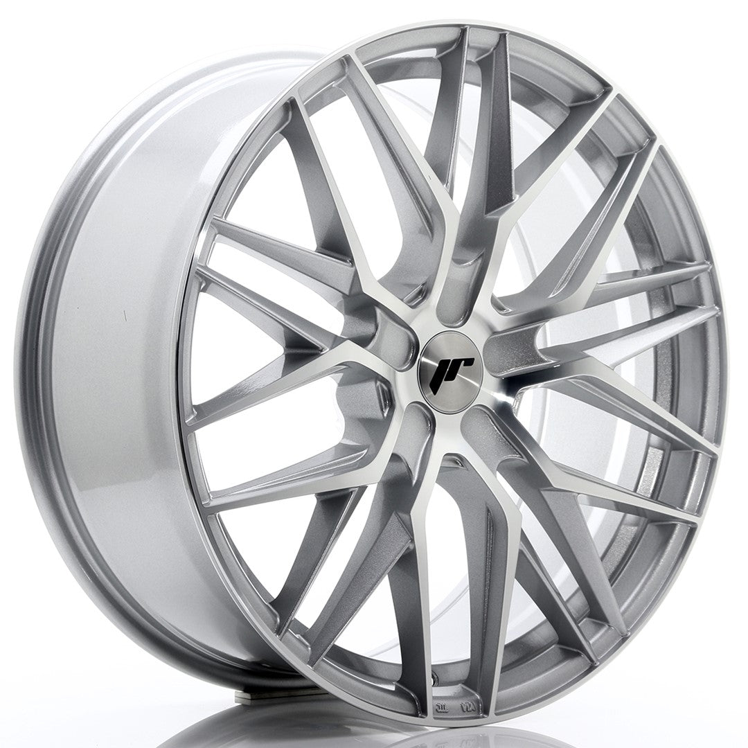 JR Wheels JR2821905X1574SM JR Wheels JR28 21x9 ET15-45 5H BLANK Silver Machined Face