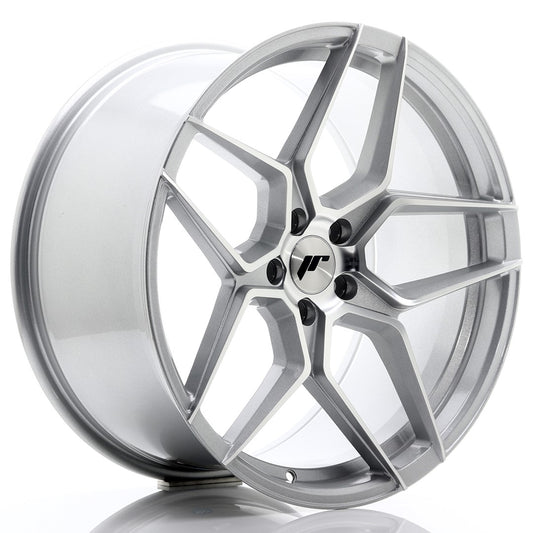 JR Wheels JR3420105L4066SM JR Wheels JR34 20x10 ET40 5x112 Silver Machined Face