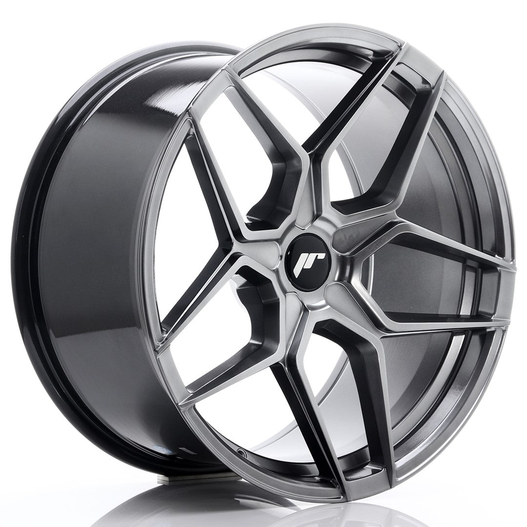 JR Wheels JR3420105X2074HB JR Wheels JR34 20x10 ET20-40 5H BLANK Hyper Black