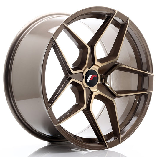 JR Wheels JR3420105X2074BZP JR Wheels JR34 20x10 ET20-40 5H BLANK Platinum Bronze