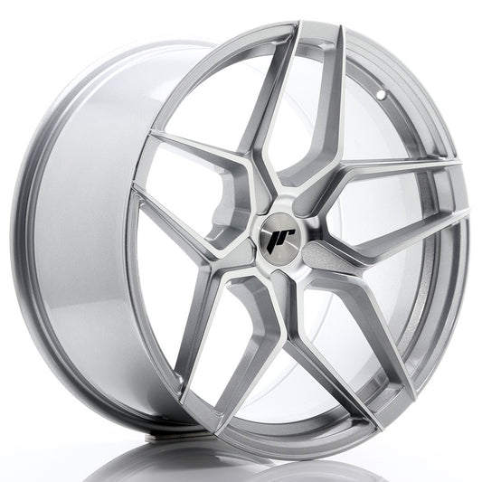 JR Wheels JR3420105X2074SM JR Wheels JR34 20x10 ET20-40 5H BLANK Silver Machined Face