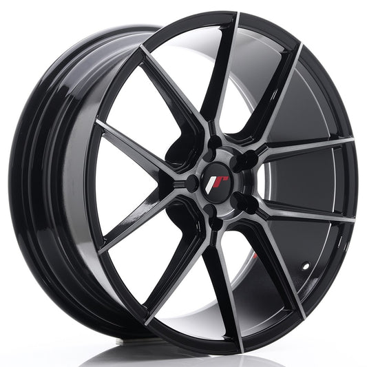 JR Wheels JR3020855X2074GBBF JR Wheels JR30 20x8,5 ET20-42 5H BLANK Black Brushed w/ Tinted Face