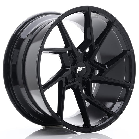 JR Wheels JR3320105X4074GB JR Wheels JR33 20x10 ET40 5H BLANK Gloss Black