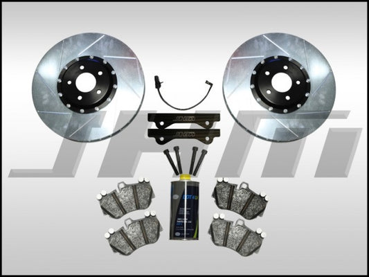 JHM JHM-BBK-1025x382x34-B9-NOcalipers Front BBK (Big Brake Kit) 382mm Porsche 19Z (Brembo 6-piston) for B9 A4-A5-S4-S5-Q5 - NO Calipers