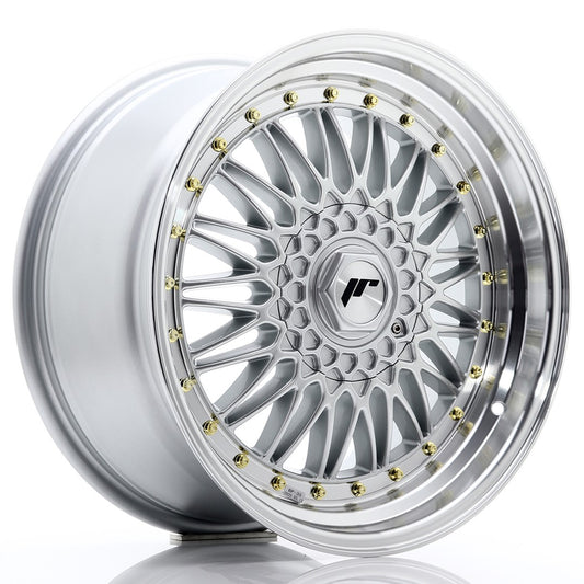 JR Wheels JR91890XX2074S JR Wheels JR9 18x9 ET20-40 BLANK Silver w/ Machined Lip
