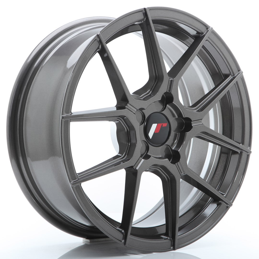 JR Wheels JR3017705X2074HG JR Wheels JR30 17x7 ET20-40 5H BLANK Hyper Gray