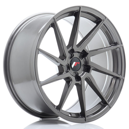 JR Wheels JR3620105X2074HG JR Wheels JR36 20x10 ET20-45 5H BLANK Hyper Gray