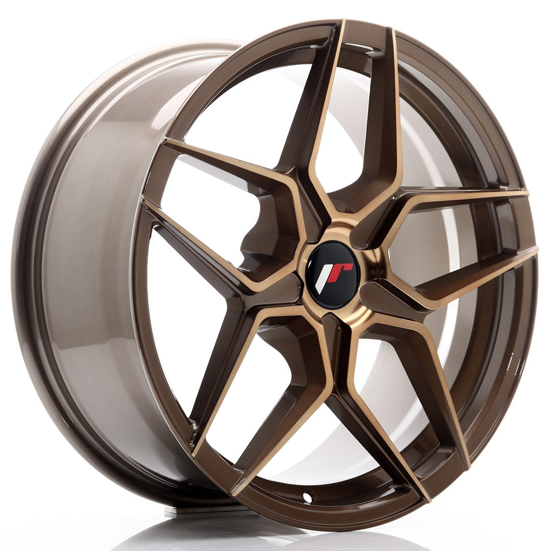 JR Wheels JR3418805X2074BZP JR Wheels JR34 18x8 ET20-42 5H BLANK Platinum Bronze