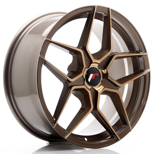 JR Wheels JR3418805X2074BZP JR Wheels JR34 18x8 ET20-42 5H BLANK Platinum Bronze