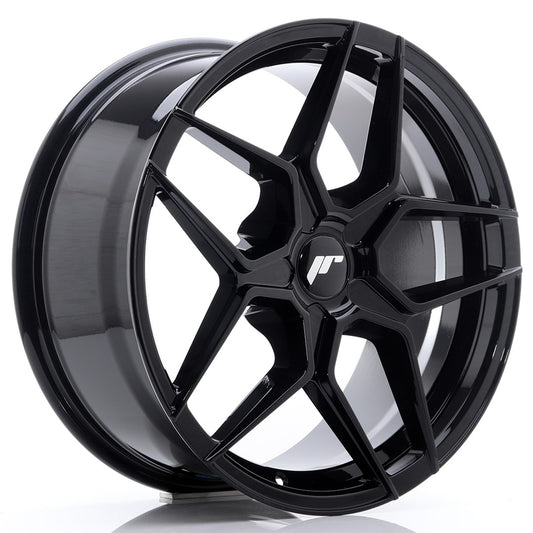 JR Wheels JR3418805X2074GB JR Wheels JR34 18x8 ET20-42 5H BLANK Gloss Black