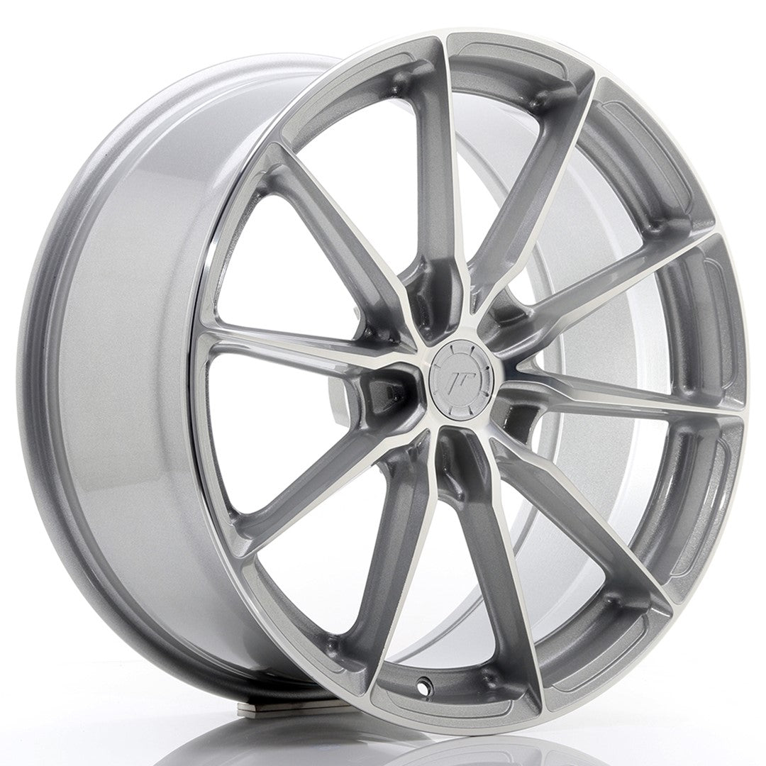 JR Wheels JR3719855X2072SM JR Wheels JR37 19x8,5 ET20-45 5H BLANK Silver Machined Face