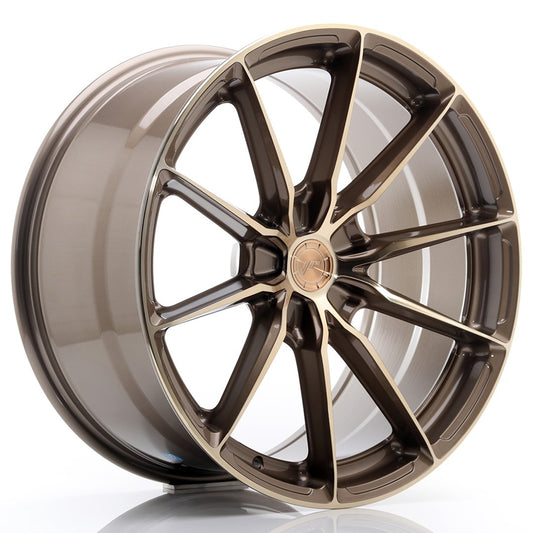 JR Wheels JR3720105L4572BZP JR Wheels JR37 20x10 ET45 5x112 Platinum Bronze