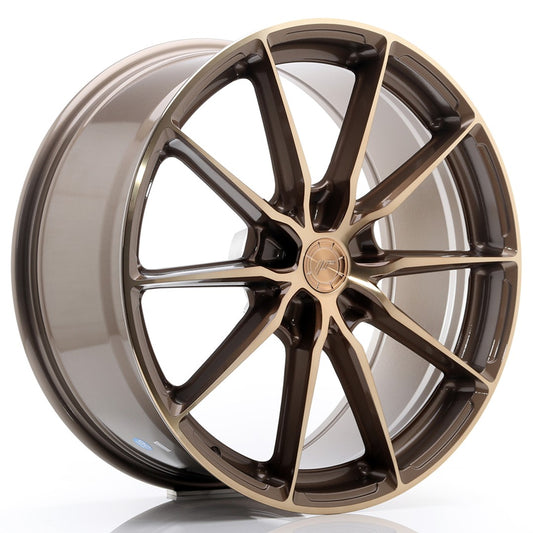 JR Wheels JR3720905X2072BZP JR Wheels JR37 20x9 ET20-45 5H BLANK Platinum Bronze