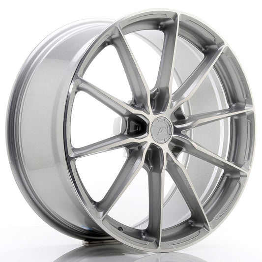 JR Wheels JR3720905I2072SM JR Wheels JR37 20x9 ET20 5x120 Silver Machined