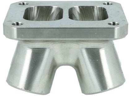 Turbozentrum 182414 4-Cyl. CNC stainless steel turbo manifold collector T4 Twinscroll without Wastegate ports