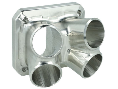 Turbozentrum 182414 4-Cyl. CNC stainless steel turbo manifold collector T4 Twinscroll without Wastegate ports