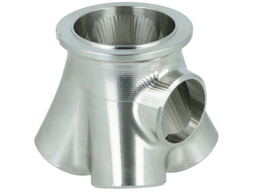 Turbozentrum 182602 4-Cyl. CNC stainless steel V-Band collector for Garrett Garrett GTX28 - with 38mm Wastegate port