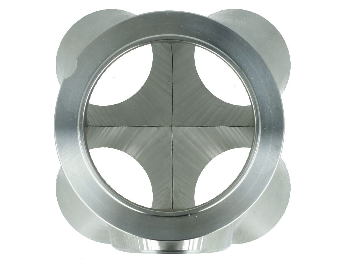 Turbozentrum 119312 4-Cyl. CNC stainless steel V-Band collector for Garrett GTX30 / GTX35 / G25 / G30 / G35 - with 38mm Wastegate port