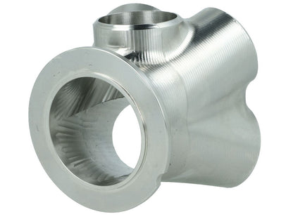 Turbozentrum 119315 4-Cyl. CNC stainless steel V-Band collector for TiAL GT28R / GT30R / GT35R - with 38mm Wastegate port