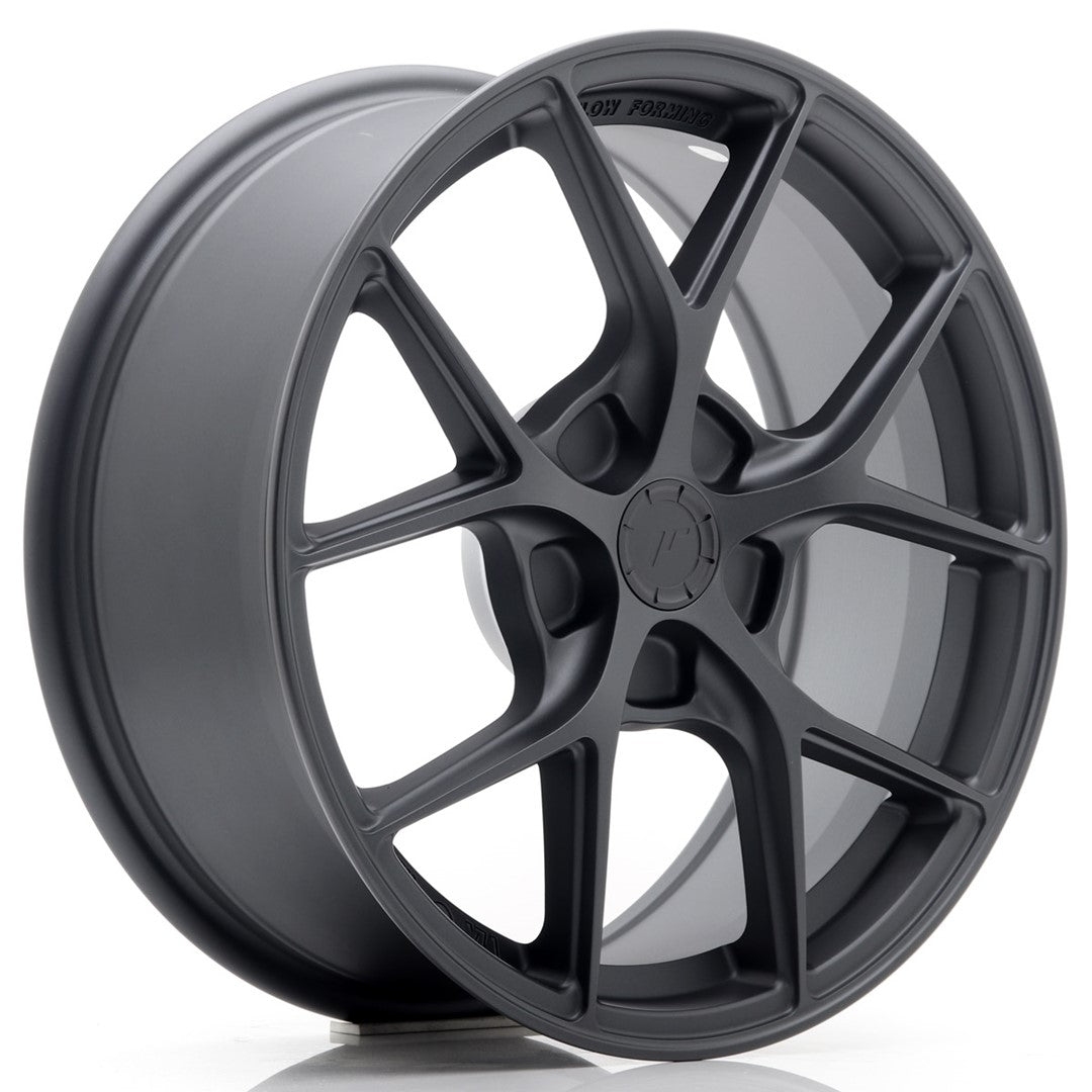 JR Wheels SL011770F15X2072MGM JR Wheels SL01 17x7 ET20-40 5H BLANK Matt Gun Metal