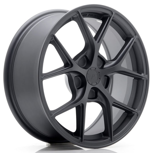 JR Wheels SL011770F15X2072MGM JR Wheels SL01 17x7 ET20-40 5H BLANK Matt Gun Metal