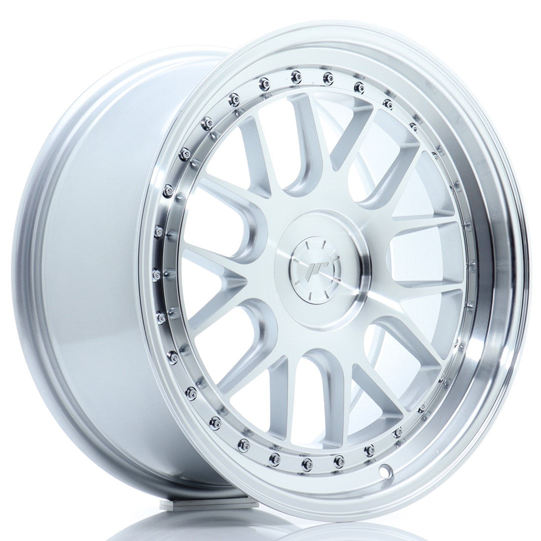 JR Wheels JR4018855X1572SM JR Wheels JR40 18x8,5 ET15-35 5H BLANK Silver Machined Face