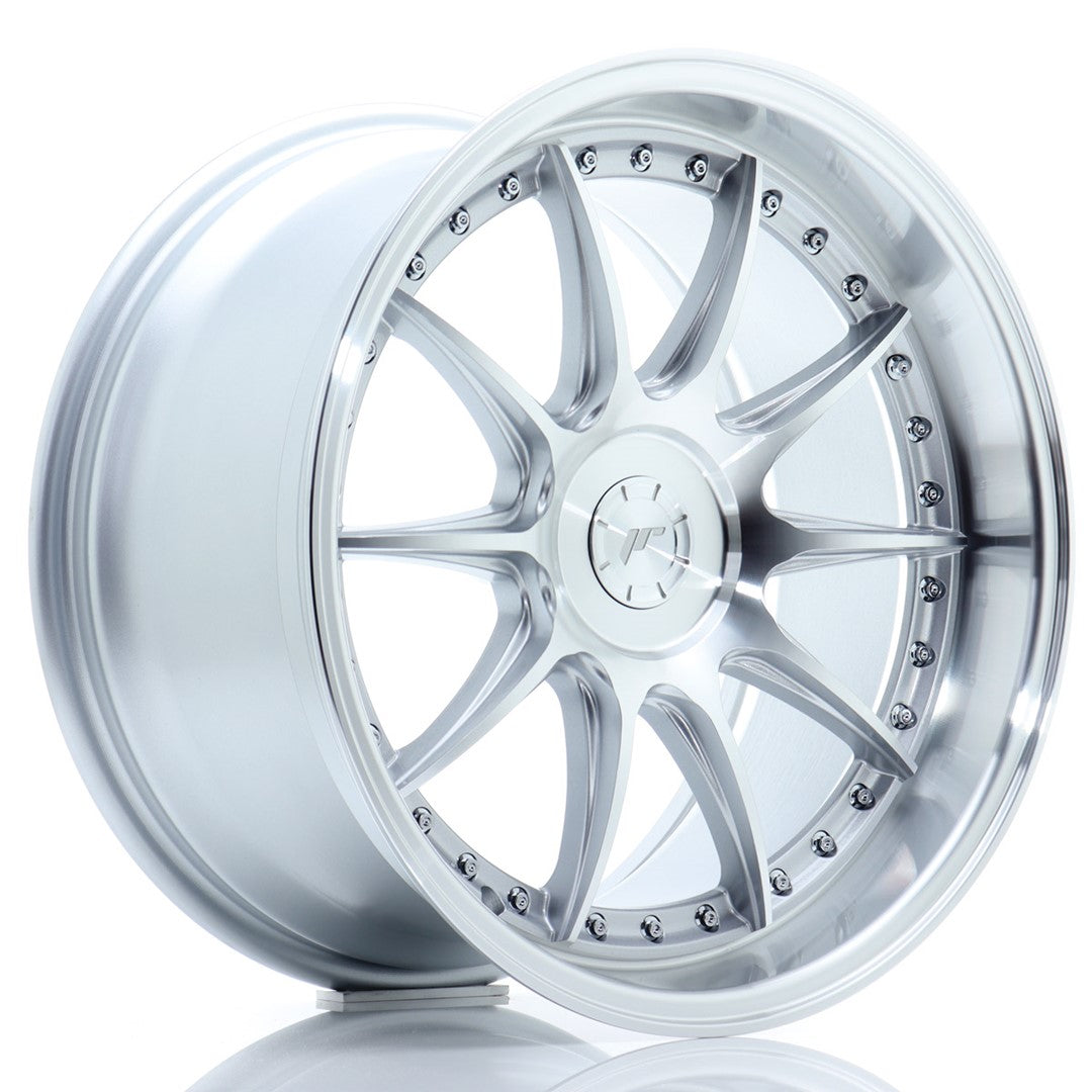 JR Wheels JR4118955X1572SM JR Wheels JR41 18x9,5 ET15-35 5H BLANK Silver Machined Face