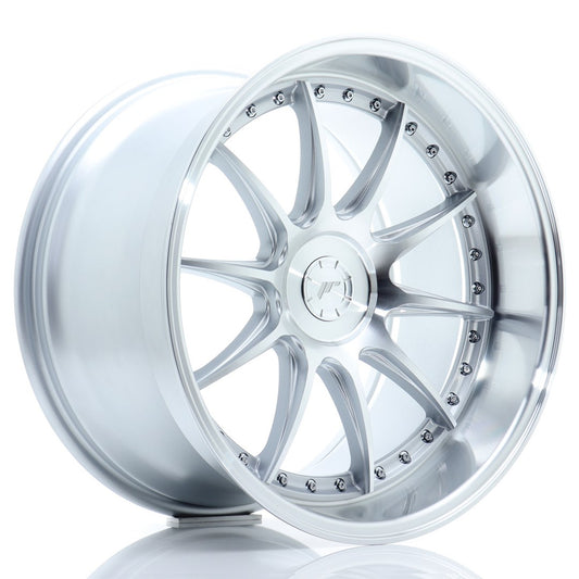 JR Wheels JR4119115X1272SM JR Wheels JR41 19x11 ET12-25 5H BLANK Silver Machined Face