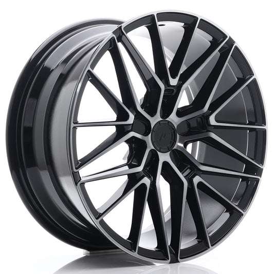 JR Wheels JR3819855H4567GBBF JR Wheels JR38 19x8,5 ET45 5x114,3 Black Brushed w/ Tinted Face