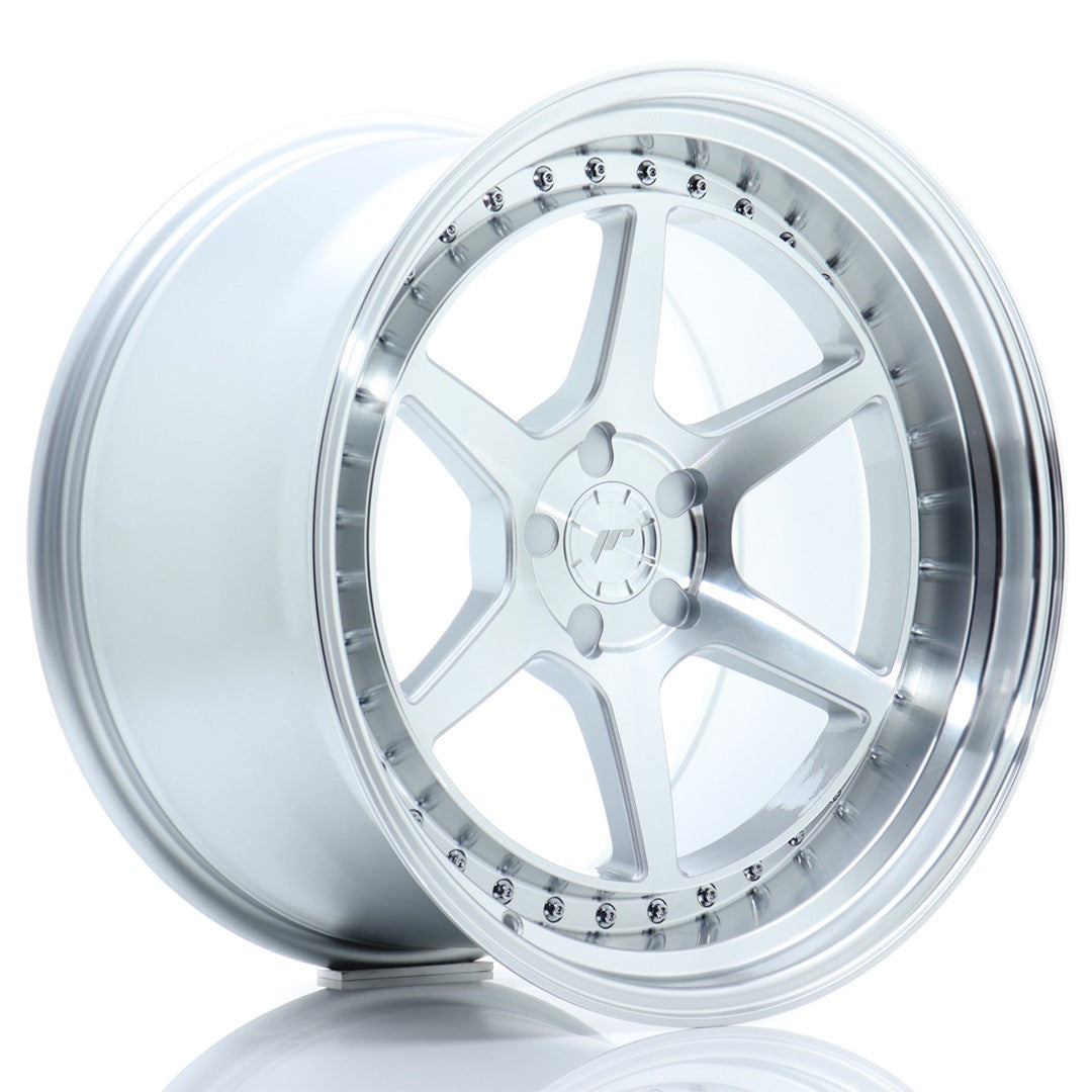 JR Wheels JR431911F35X0072SM JR Wheels JR43 19x11 ET0-25 5H BLANK Silver Machined Face