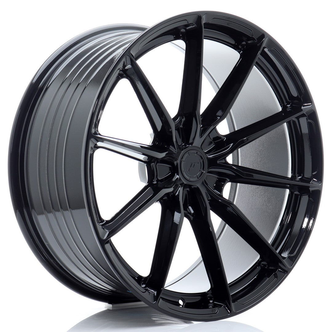 JR Wheels JR372111F25X1174GB JR Wheels JR37 21x11 ET11-55 5H BLANK Gloss Black