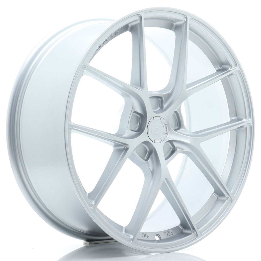 JR Wheels SL012080F15X2072MS JR Wheels SL01 20x8 ET20-40 5H BLANK Matt Silver