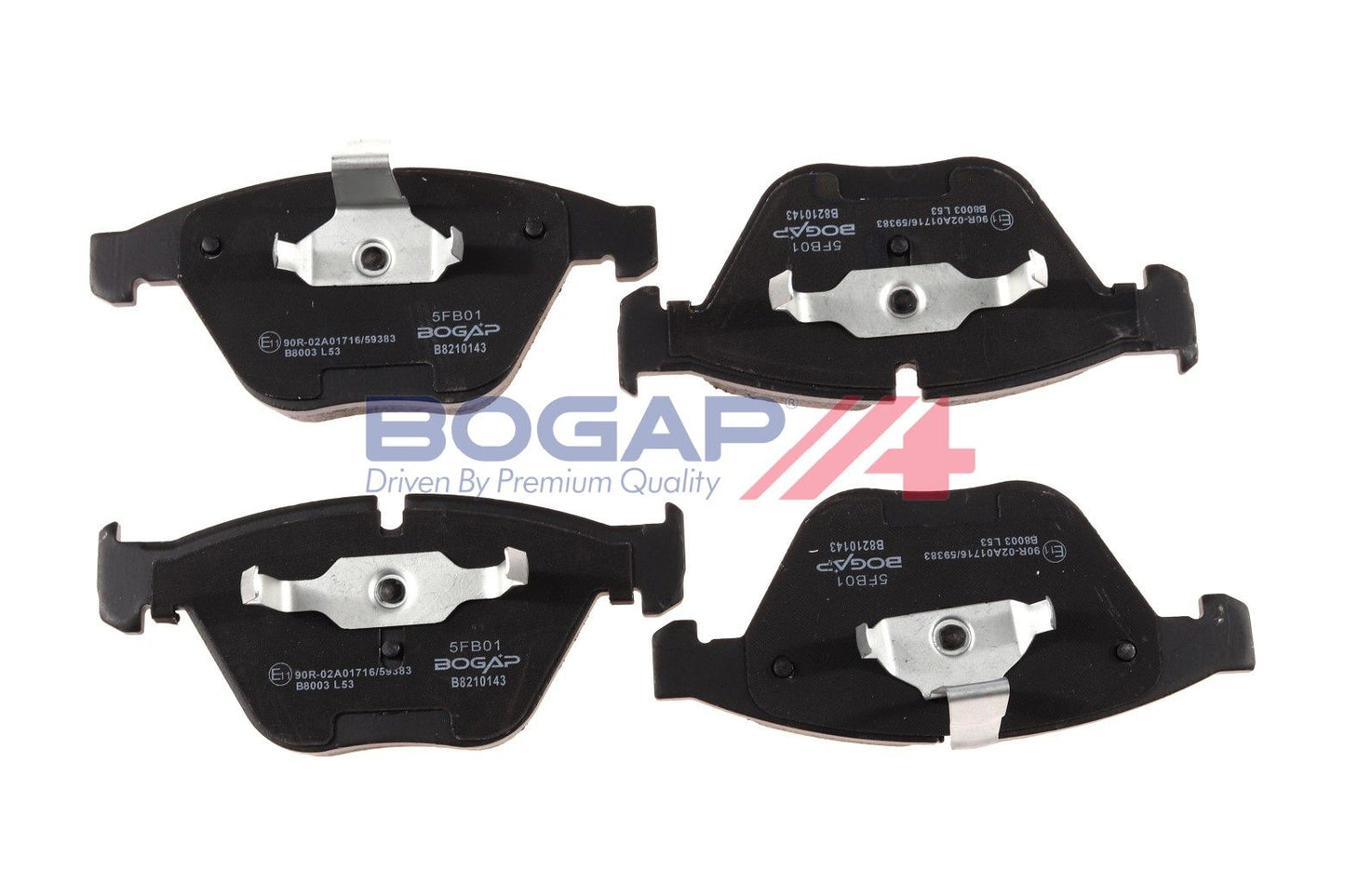 BOGAP B8210143 Brake Pad Set, Disc Brake | ML Performance Car Parts