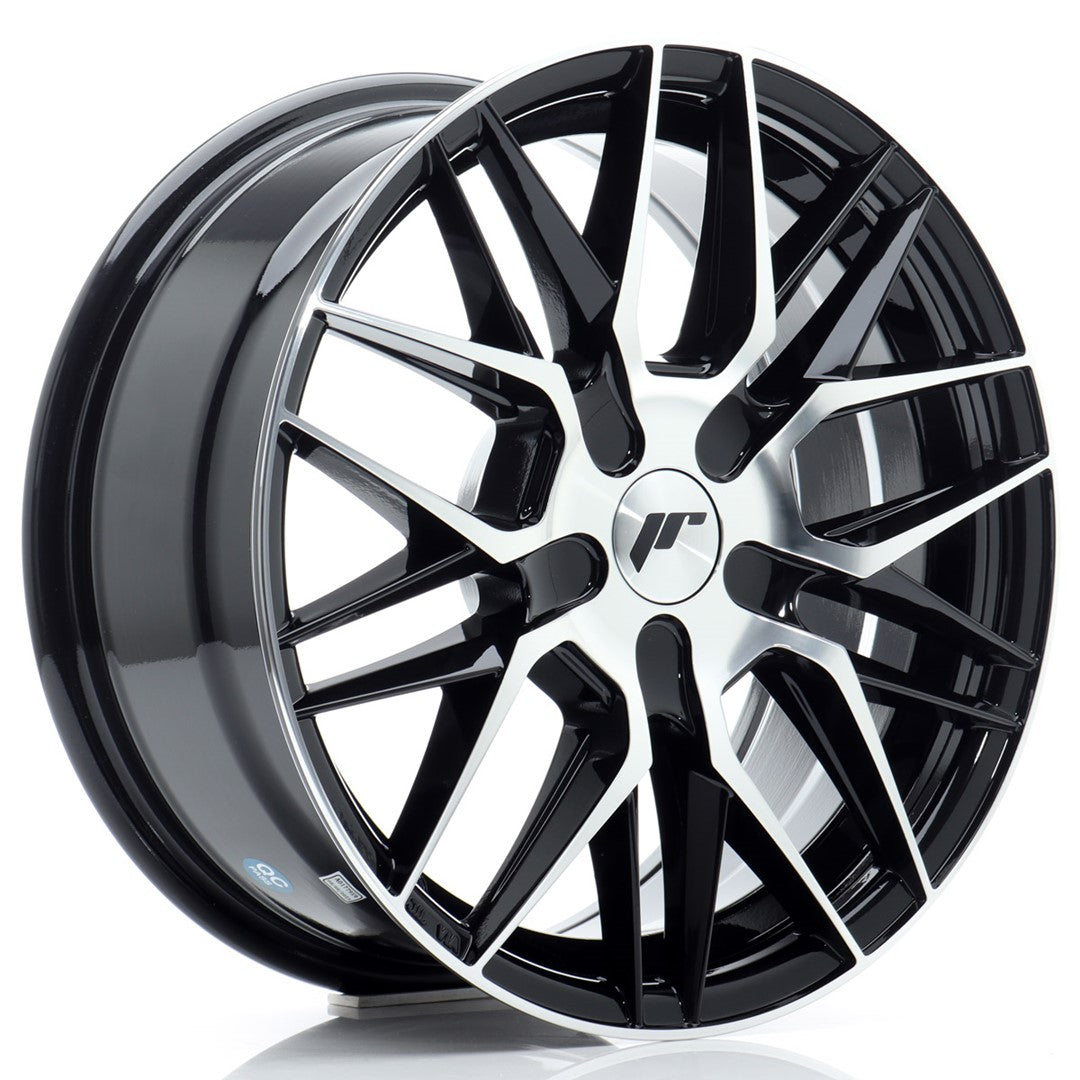 JR Wheels JR281670XX2072GBM JR Wheels JR28 16x7 ET20-40 BLANK Gloss Black Machined Face