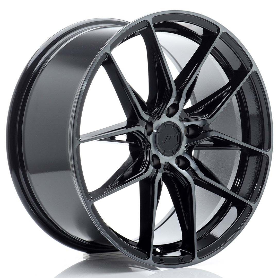 JR Wheels JR441880F15L4266BMTF JR Wheels JR44 18x8 ET42 5x112 Black Machined w/ Tinted Face